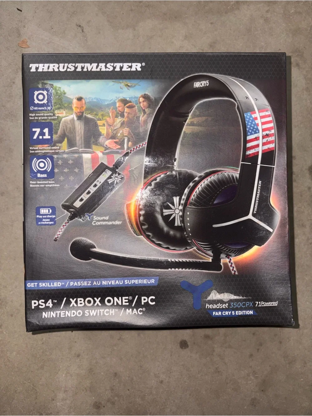 NEW SEALED Thrustmaster Y-350CPX 7.1 Gaming Headset Far Cry 5 Edition PS4 Xbox